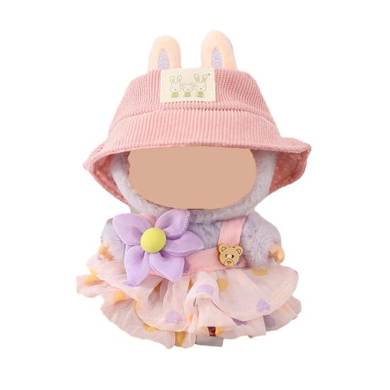 Doll Clothes Set Fashion Hat Skirt Outfit Stylish Accessories Dolls Elegant Display Plush Dolls Outfits