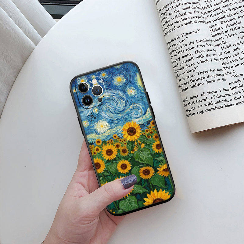 IR27 Starry Night Van Gogh Phone Shell Case for Redmi Note 12 12S 12C 13 13C 13R 14 14S 14R 14C Pro Max Plus A3 A3X A4 A5 11A 13X