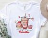 Coffee Is My Valentine Shirt, Valentine's Day Coffee Lover Gifts Shirt, Funny Sarcastic Humor Valentines T-Shirt, Funny Coffee Cake Shirt
