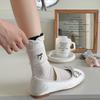 Women's Summer Thin Bow Lace Ballet Wind Tube Cotton Socks