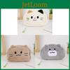 Organisateur de stylos chat de dessin animé mignon en peluche de haute qualité pour l'école