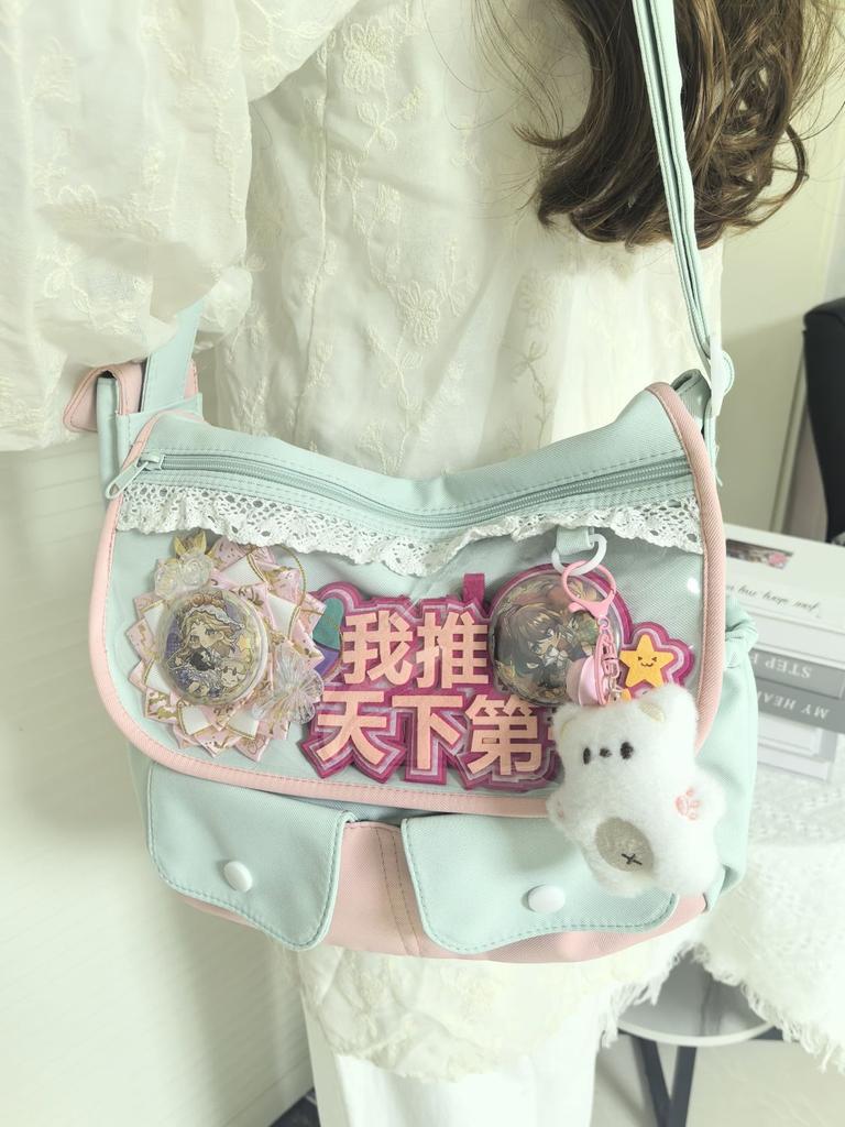 New Niche Design Japanese Cute Girl Ulzzang Ita Bag Daily Commuting Large Capacity Women's One-shoulder Crossbody Bag Doll Bag