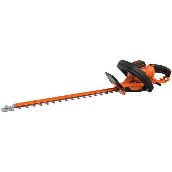 Taille-haie 650W Lame 60 cm Black + Decker Poignée pivotante 5 positions Pas de lame 25mm