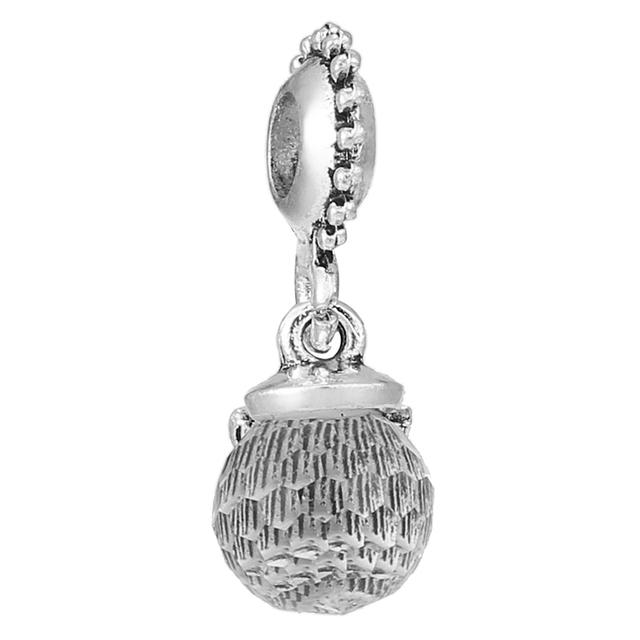 4pcs /Lot 2022 Sterling Silver Color Beads 41 Styles Sparkling Charm Fit Original Brand Bracelets For Women Jewelry Making Gift