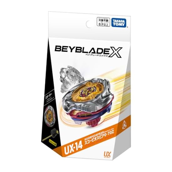 TAKARA TOMY BEYBLADE X UX-14 Starter Scorpio Lancia 0-70Z