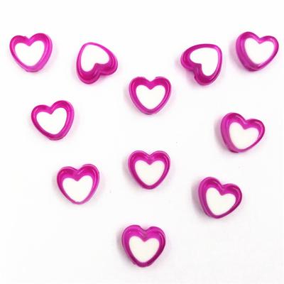 Alta qualità Adorabile Componente per Gioielli Perline a Forma di Cuore Accessori per Gioielli 150 Pezzi/lotto Nuovo di Alta Qualità Per Collana Braccialetto Fai da Te Perline Acriliche