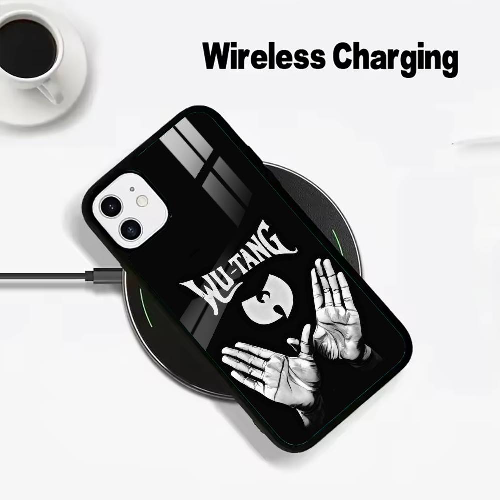 Wu-Wu-T-Tang -Clan Wireless charging phone case compatible with iPhone 17/16/15/14/13/12/11