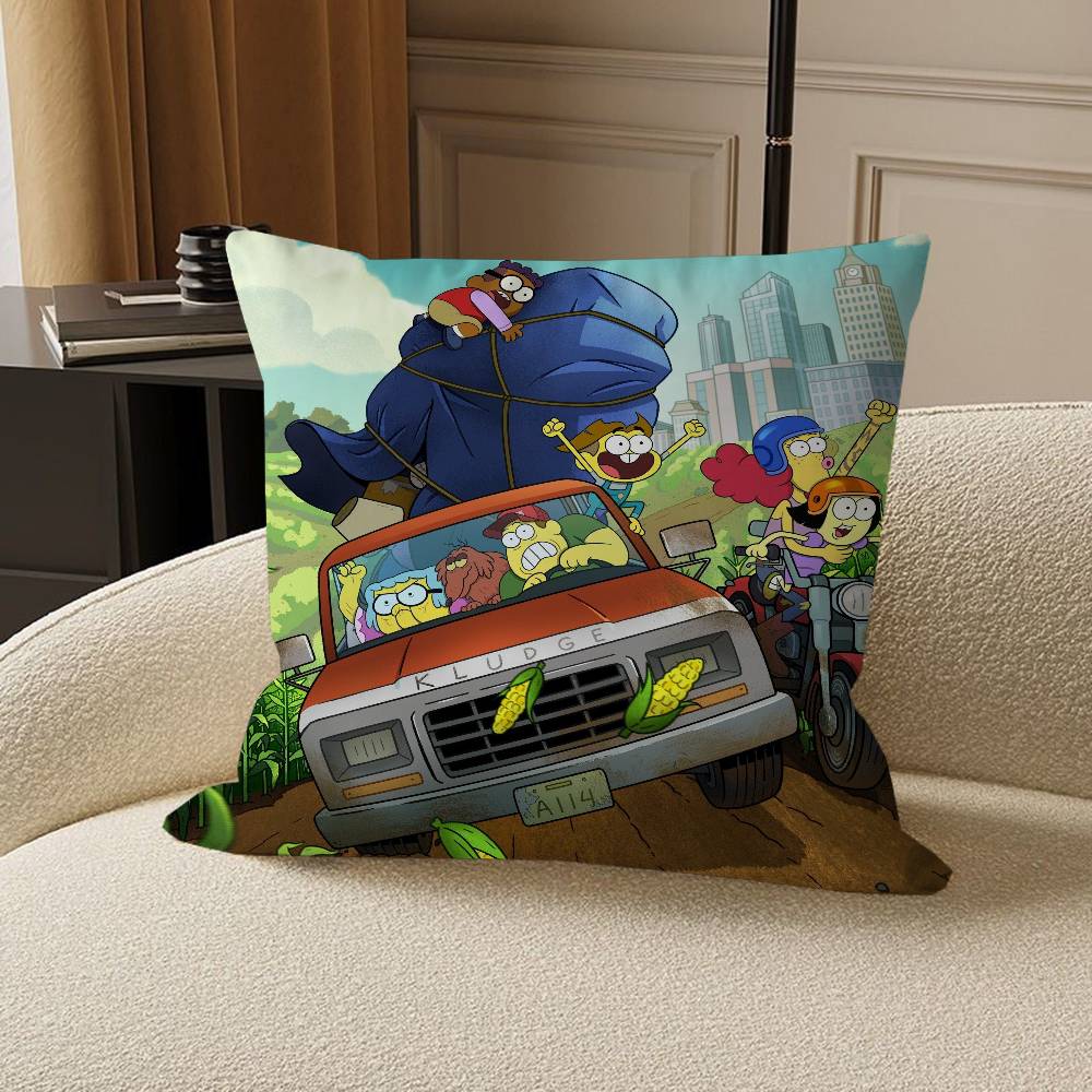 B-Big City Greens Pillow Cover Sofa Cushion Cover Home Room Decoration Children Gift