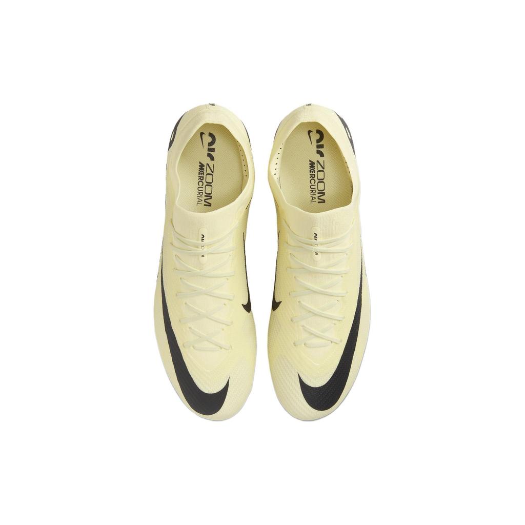 Nike Mercurial Vapor 15 Pro Laced HG (Rubber Short Studs) Artificial Grass Soccer Shoes Unisex Soccer Shoes Yellow Black DJ5602-700