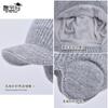 Winter ear protection duck tongue bag head hat men's cold protection warm knitted baseball cap outdoor riding plush wool cap
