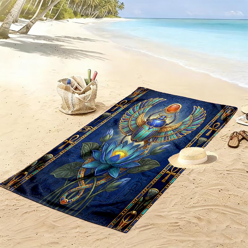Magic School Fantastic Print Beach Towel, Large Soft Quick Dry Towel for Beach Camping Swimming