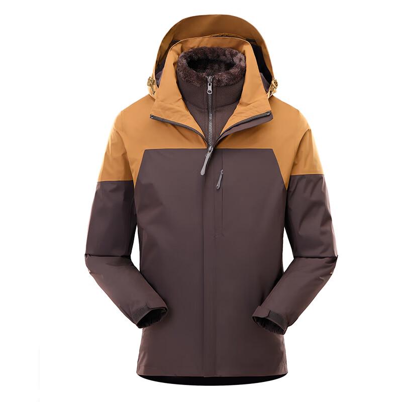 G·TENNA DX-J23518 Unisex Fleece-Lined Hooded Jacket