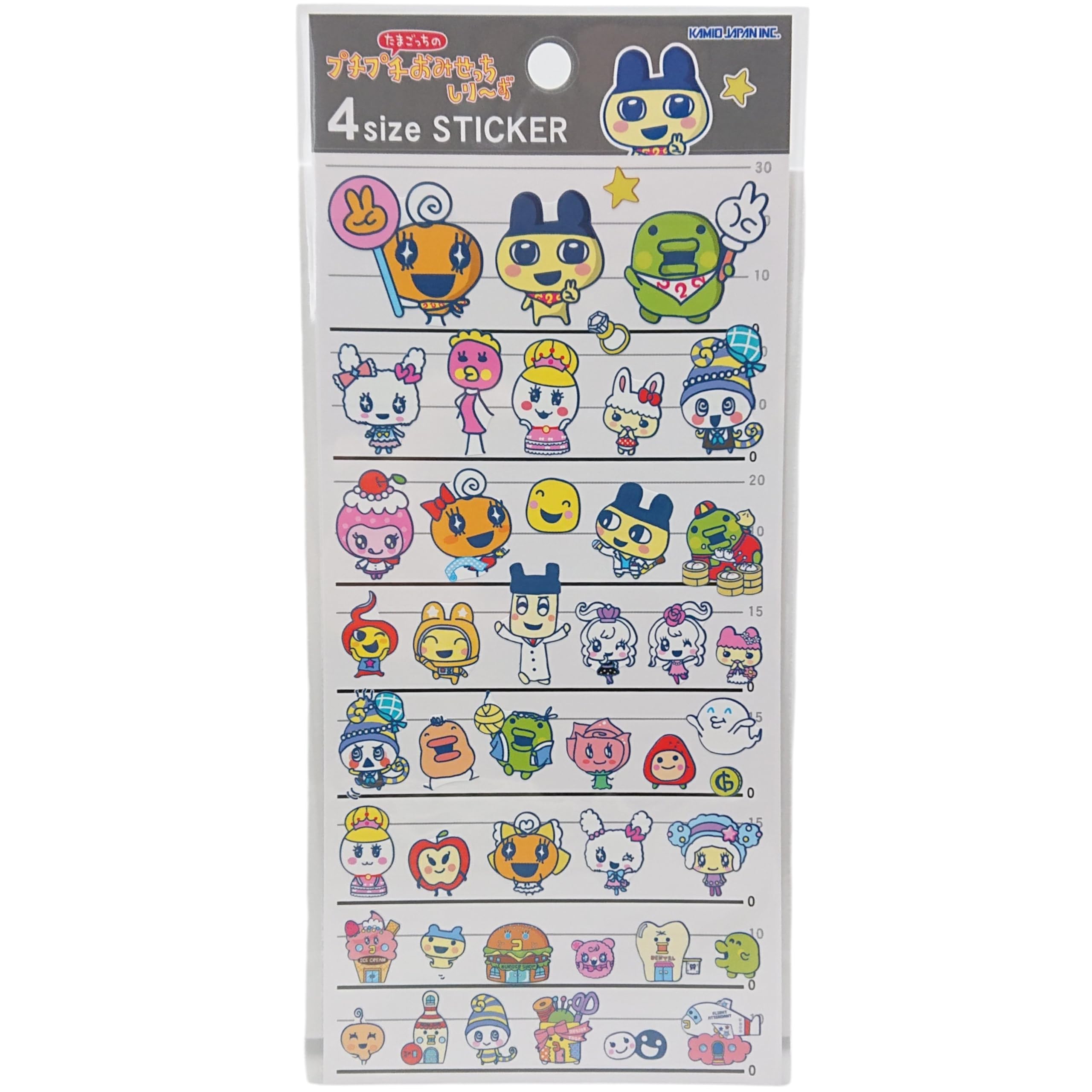 Kamio Japan Tamagotchi Stickers Petit Petit Shop A 4-Size