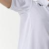 Mizuno New Model Polo Size L (2025) Button-Down Shirt, Moisture-Wicking, Quick-Drying, 32MAC180, White/Black,