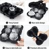 Diamond Rose Shaped Ice Cube Mold Food Grade Silicone Square Round Ice Cube Maker High Quality Ice Cube Tray for Making Drinks