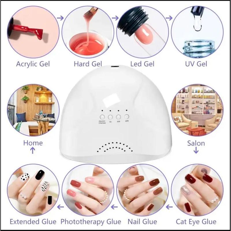 Professional UV LED Lamp for Nails Nail Dryer Machine Nail Home Use Light Uv Gel Varnish Manicure Equipment Tools