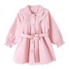 2025 Stylish Waist-Cinching Loose Autumn/Winter Thick Cotton Trench Coat for Girls
