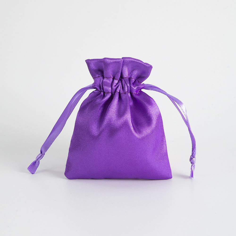 5‑Pack Satin Drawstring Pouch, Imitation Silk Jewelry Storage Bag for Gifts & Small Accessories
