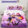 3pcs KPop Demon Hunters17 Design Cover Set - HD Printed Bedding with 1 Cover and 2 Pillowcases - Perfect for Home and Dorm Decor