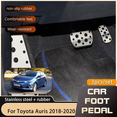 AT Car Foot Pedals Cover For Toyota Auris Corolla Suzuki Swace E210 2018 Auto Gas Brake Restfoot No Drilling Pedal Pad