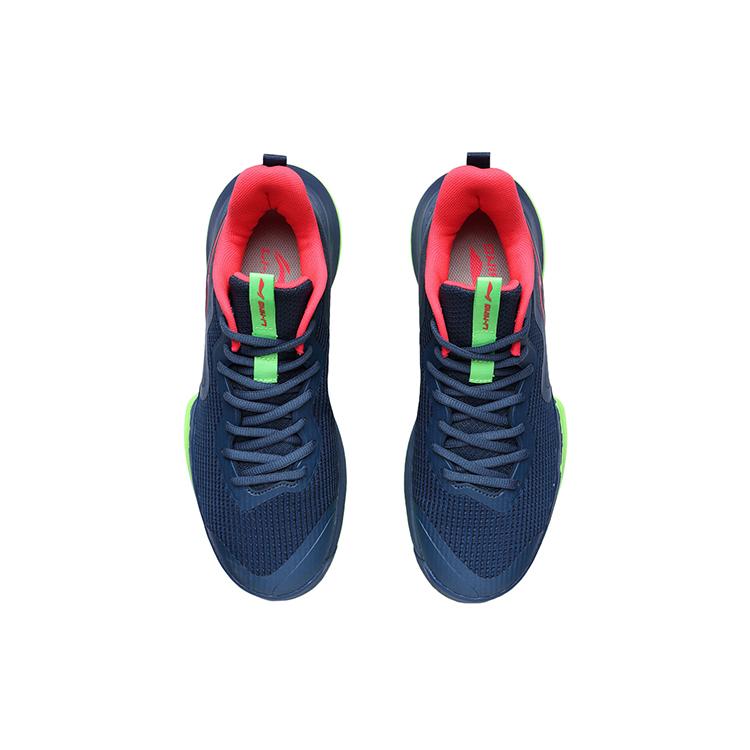 Li Ning Flash Basketball Shoes Men's Low Top Blue/Red/Green ABCR007-2