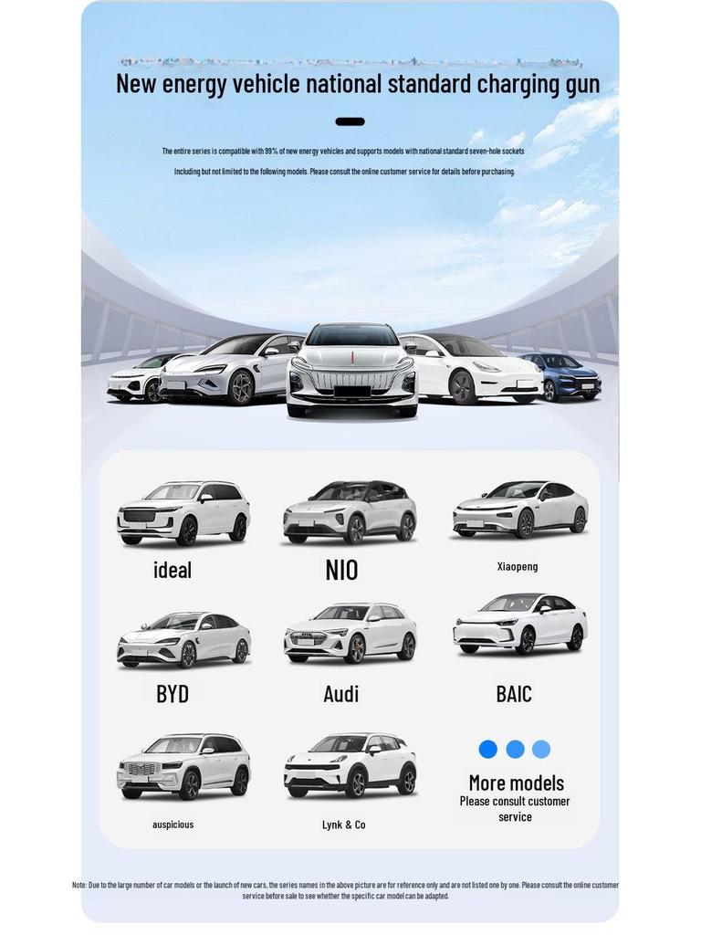 Încărcător EV Universal Portabil 3.5kW cu Cap de Încărcare cu 7 Orificii
