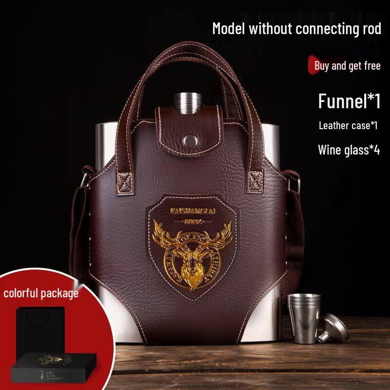 Portable Stainless Steel Hip Flask