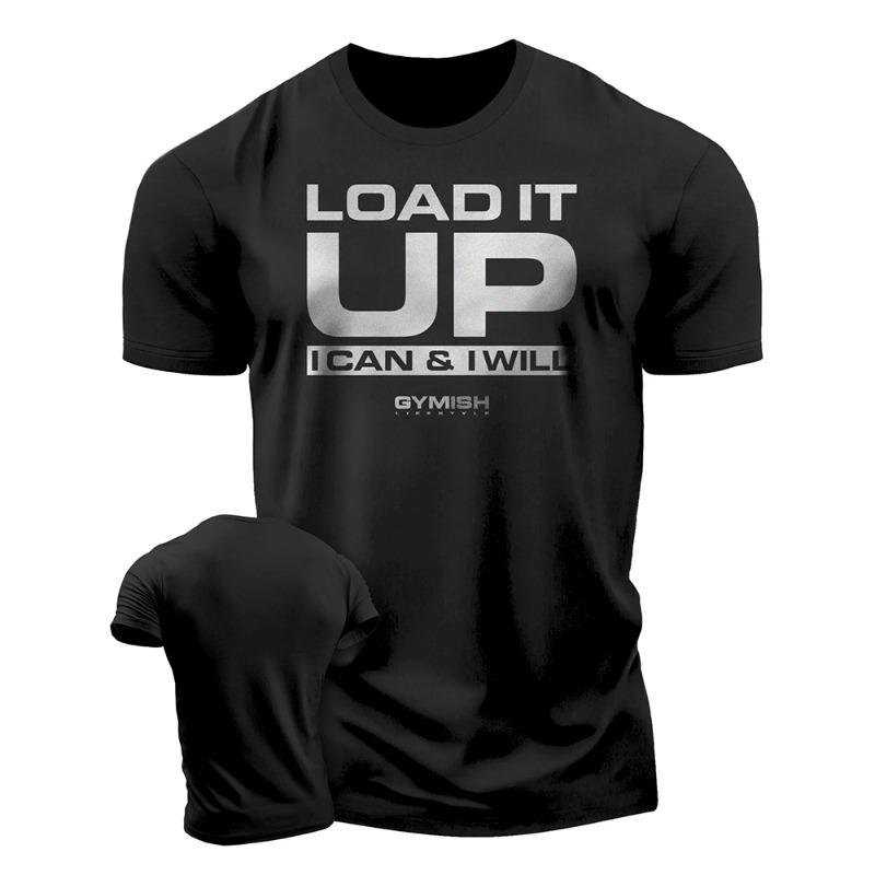 3D Printed Recover Fully Workout T-Shirt Funny Gym T-Shirt High Quality Cotton Men's Short Sleeves Muscle Man Tough Guy T-Shirt