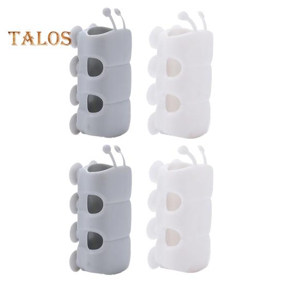 

4 шт. Регулируемые держатели для душевой лейки, простая установка, универсальные передвижные держатели для душевой лейки на присосках для ванной комнаты серый белый