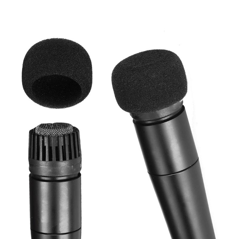 Upgrades Sponge Mic Filter Soft Sponge Shielding Breathable Microphone Foam Filter Quick Fixing for SM57