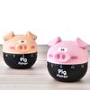 Pig Shaped Kitchen Mechanical Timer 60-Minute Countdown Reminder Easy to use