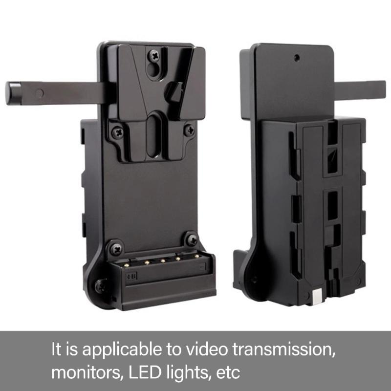V-Lock Battery Plate Adapter V Mount Adapter Plate For F550 F750 F970 Batteries For Cameras Monitors LED Lights