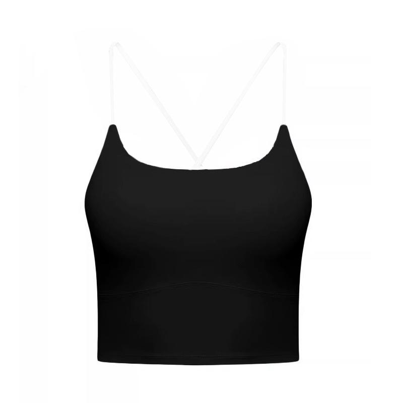 

Women s Shockproof Quick-Dry Sports Bra - Strappy, Cross-Back Design for Running, Pilates, and Yoga M
