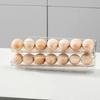 Stackable Scrolling Egg Holder 2/3 Layer Egg Organiser  for Kitchen Supplies