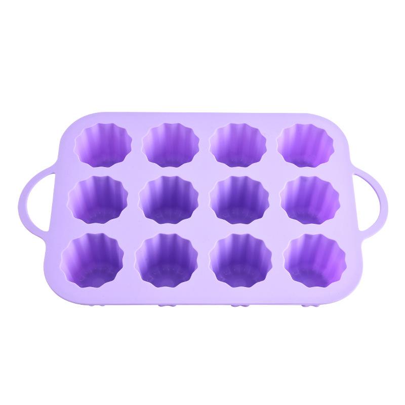 Mousse Cake Mold Silicone Baking Tins Baking Tray Silicone Cupcake Pan Muffin Tin Baking Pan Reusable Baking Cups