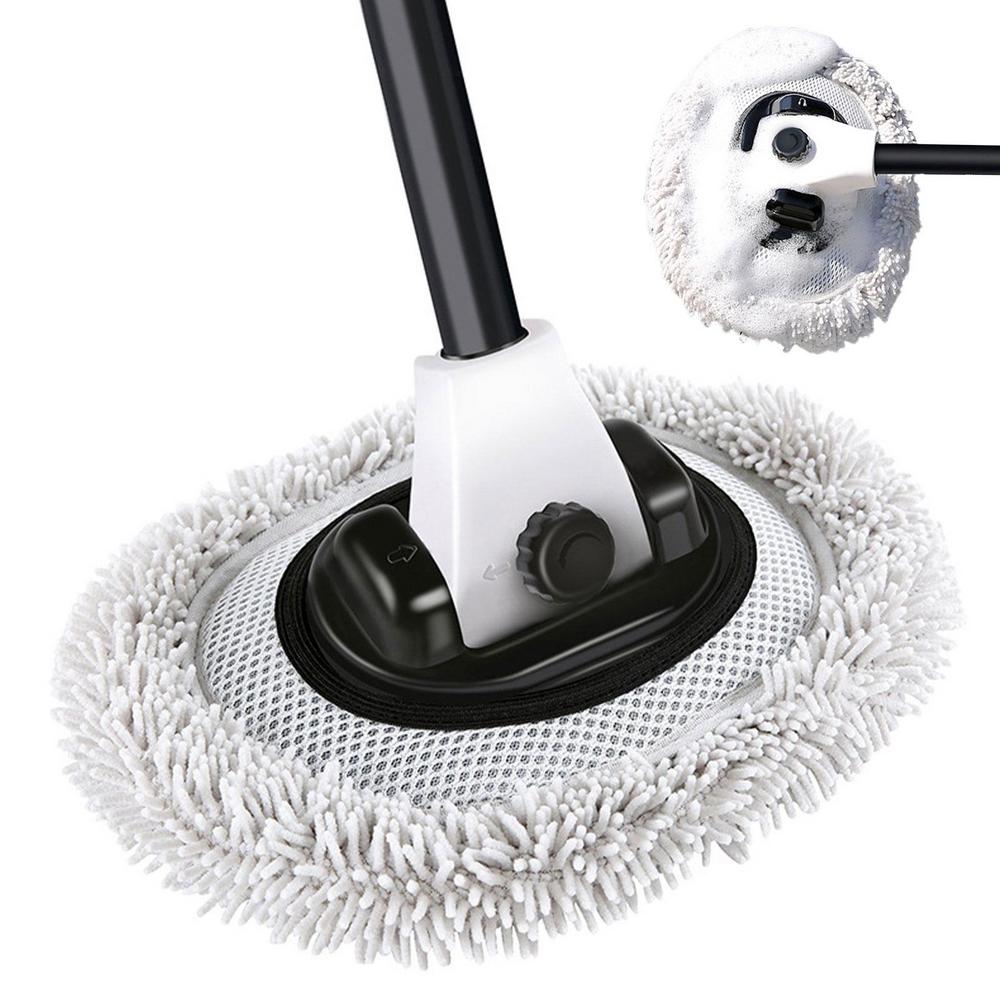 

Щетка для чистки автомобиля Швабра для мытья автомобиля Щетки для автомобиля без царапин с телескопической штангой из 3 секций Автомобильные аксессуары