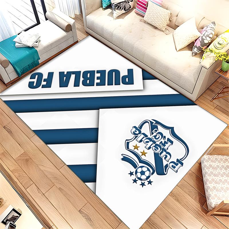 Puebla FC (1) Rug Suitable For Living Rooms Bedrooms Computer Rooms Dining Areas And Placement Under Tables And Chairs Also An Ideal Choice For Office