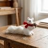 Lightweight Flocked Squirrel Ornaments Plush Texture Dual-use Tabletop Ornament  Xmas