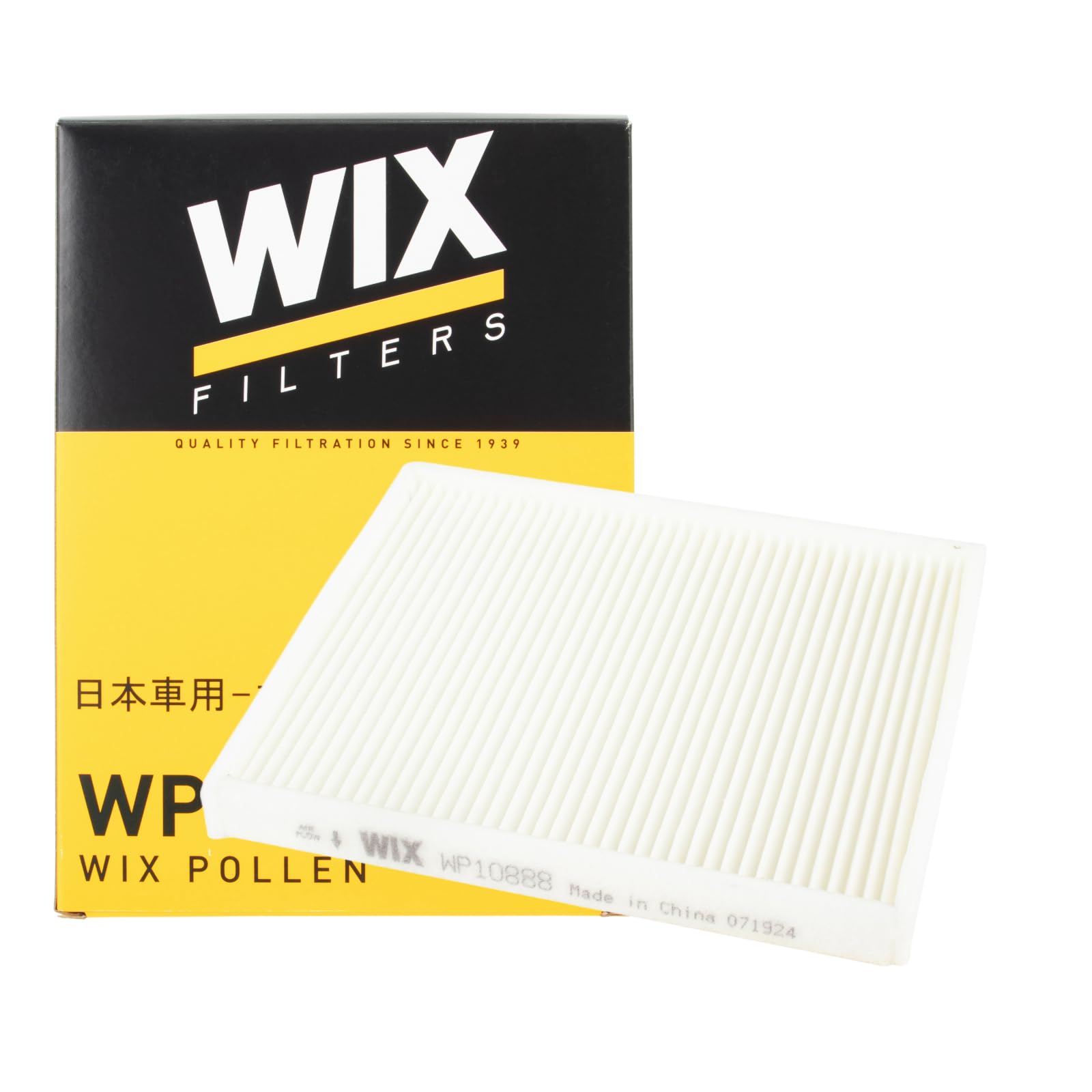 

WIX Filters [Air Conditioner Filters] WIX CABIN AIR FILTERS Representative Compatible Models: Alto Lapin, Length 18.5cm x Width білий