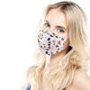 100PCS Unisex Disposable Face Mask Adults Halloween Horror Print Facial 
