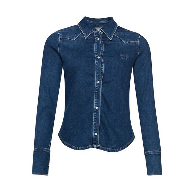 Superdry Vintage Denim Western рубашка