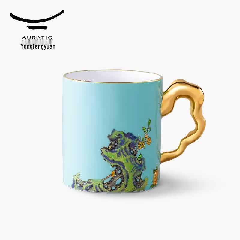 Auratic Madam Porcelain Renxin Single Ceramic Tea Cup