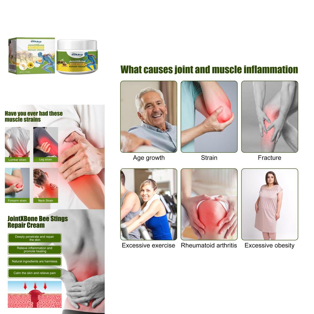 South Moon Joint Repair Cream Soothing Relief For Neck Knees Wrists And Daily Massage Care