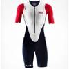 Tuta da Triathlon da Uomo Pezzo Unico Asciugatura Rapida Attrezzatura a Compressione Abbigliamento Protettivo di Sicurezza per Allenamento Ciclismo su Strada