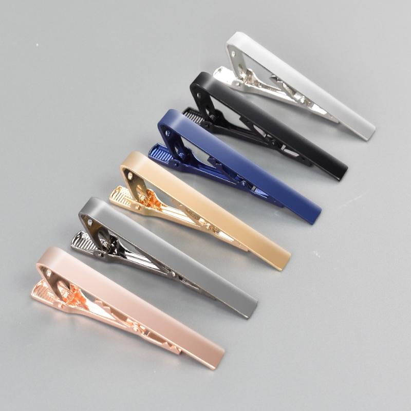 Man Classic 14K Copper Tie Clip Simplicity Suit Tie Clip Lapel Jewelry Collar Accessories For Business,Wedding,Meeting