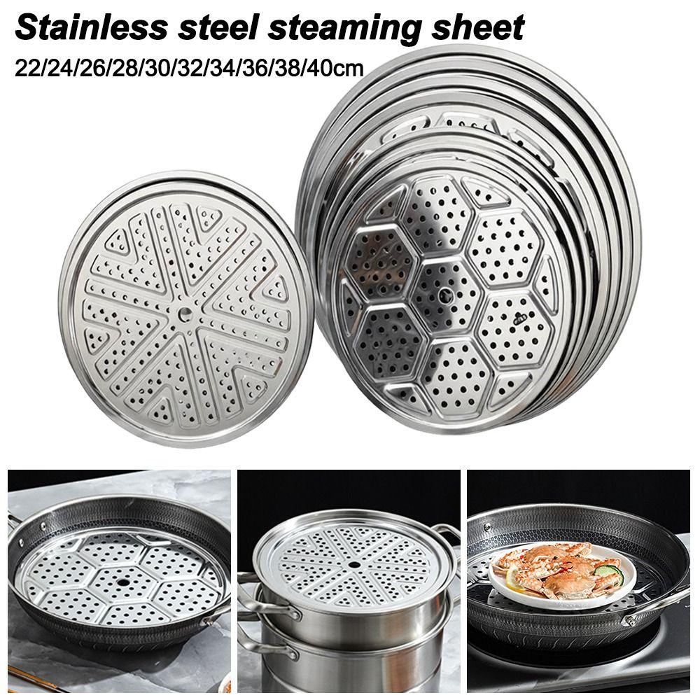 Stainless Steel Steamer Rack 22-40cm Steamer Compartment For Baking Cooking Steaming