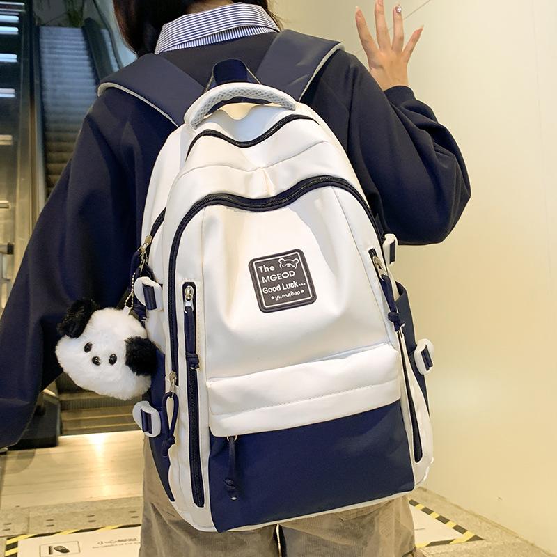 School Bag for Children, Elementary School Students, Girls, Junior High School Students, Contrasting Colors, Middle School Students