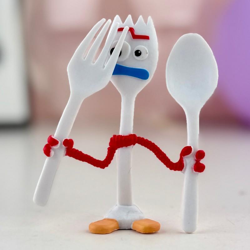 4 Figures Set Woody Buzz Jessie Forky Bunny Ducky Bullseye Collectible Model Toys for Kids Fans Desktop Decorat