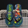 Slippers men's new outdoor pinch men's non-slip personalized sandals Guochao flip-flops trend wearing beach shoes