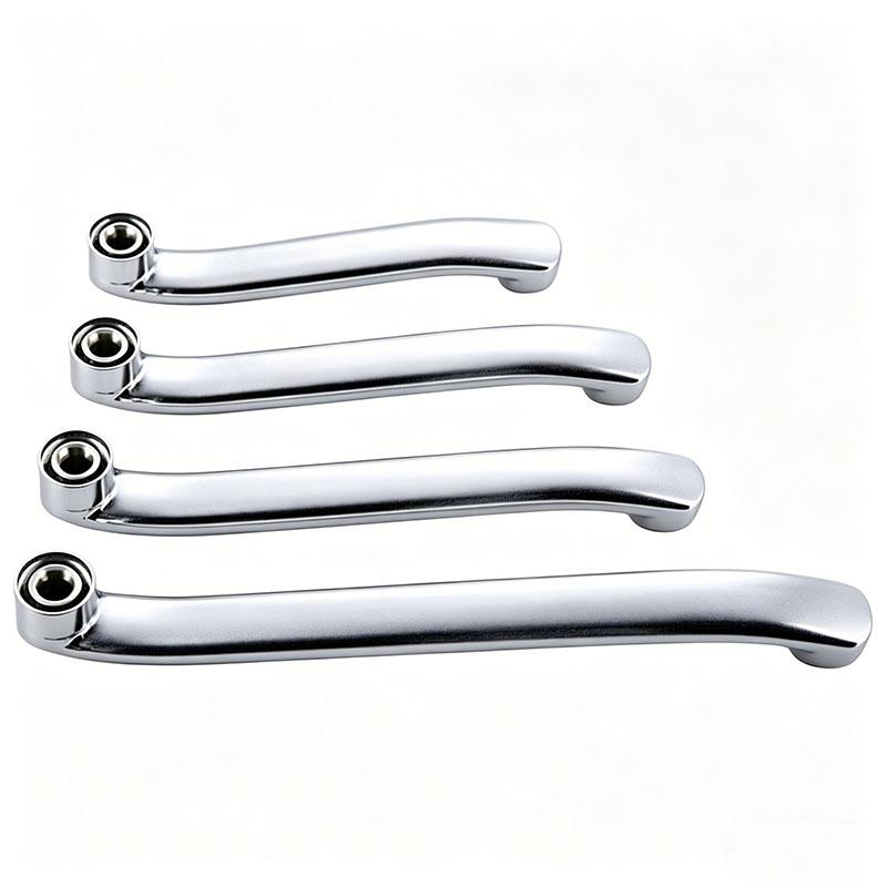 S-Type Faucet Extender Connector - Quick Open Stainless Steel Basin Faucet Tube Outlet Pipe Replacement Fittings